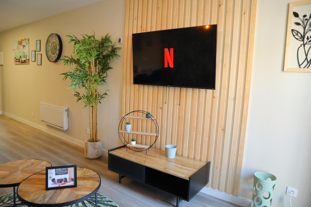 Appartement 1 Chambre Ambiance Tropicale - Centre De Bourbourg, Terrasse Privee Εξωτερικό φωτογραφία